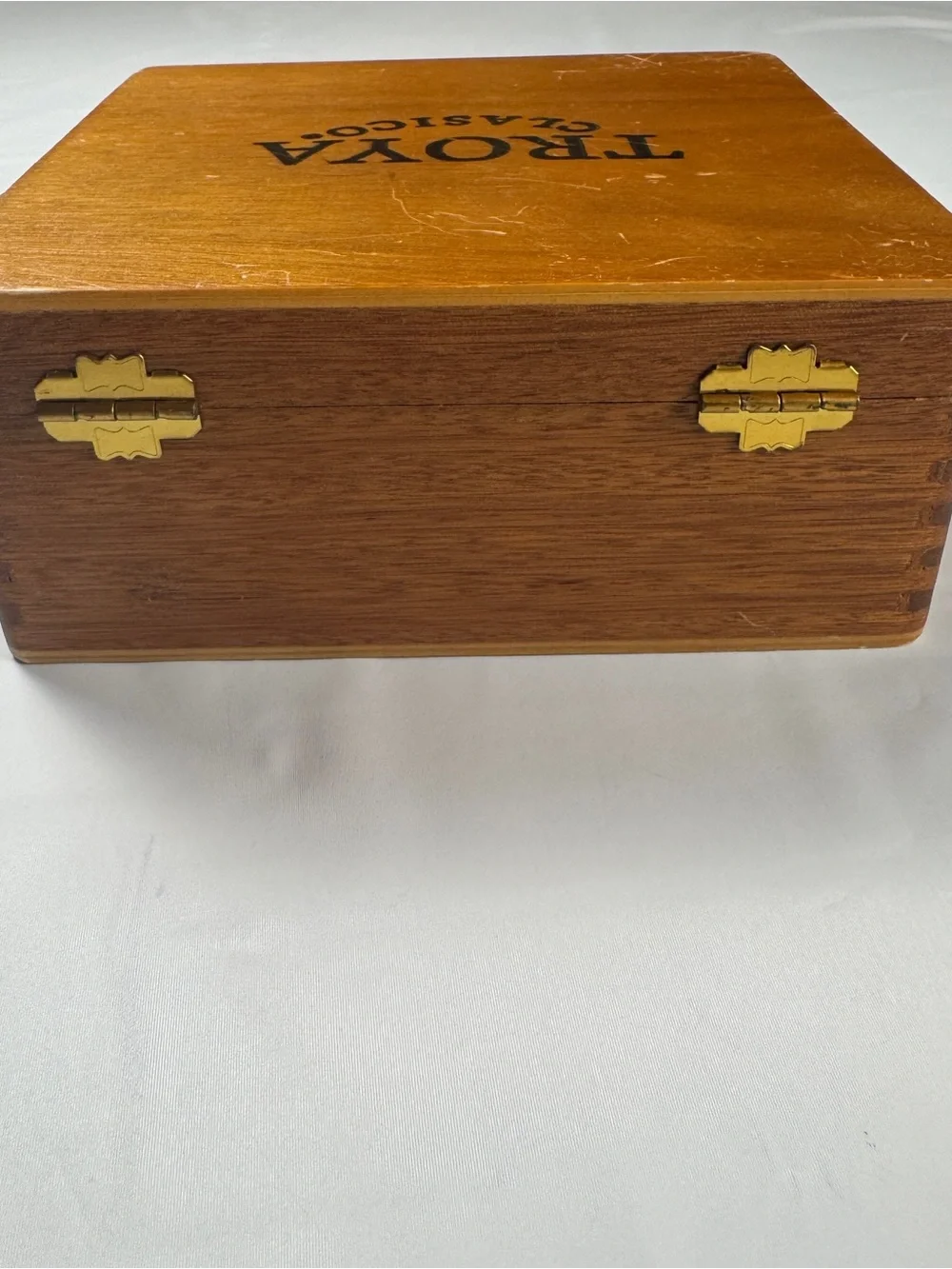 ✨ Rare Limited Ed Troya Clásico May 2009 Empty Wooden Cigar Box 🪵 ✨